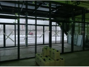 Продажа и Монтаж автоматической двери DORMAKABA Обьект Магазин Петрович .  д. Боброво 4 двери